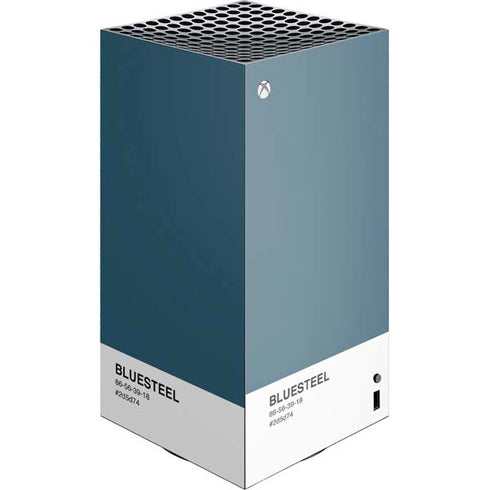 Bluesteel Color Palette XBox Series X Digital Edition Console Skin